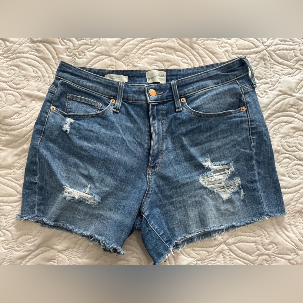 Universal Thread Blue Distressed Jean Shorts
